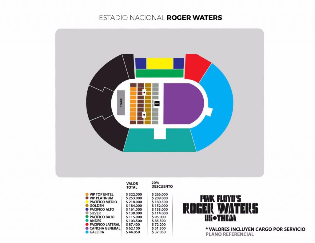 Arranca La Preventa De Entradas Para El Regreso De Roger Waters A Chile — Radio Concierto Chile 3588