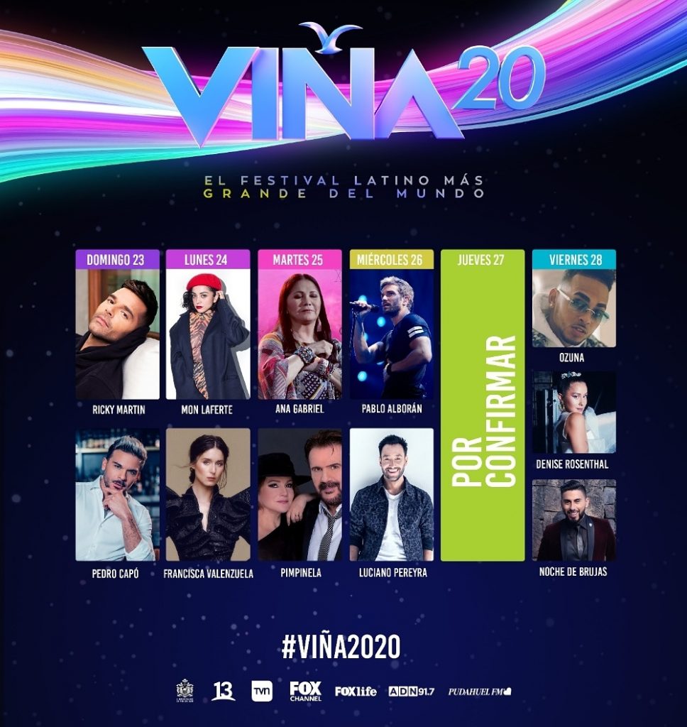 6 nuevos artistas Revisa los confirmados a Viña 2020 — Radio Concierto