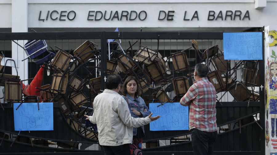 Liceo en toma valparaíso psu web