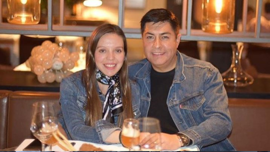 Percy Marín y Camila Flores