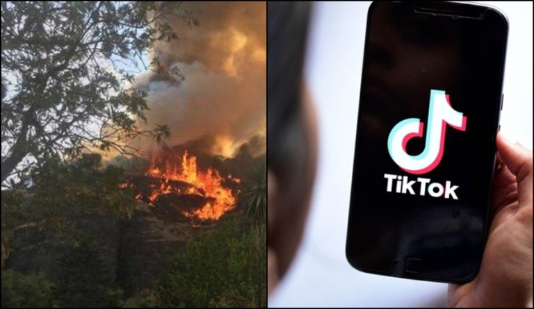 Incendio forestal tiktok México