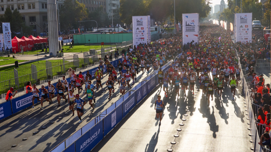 Maratón de santiago gatorade web