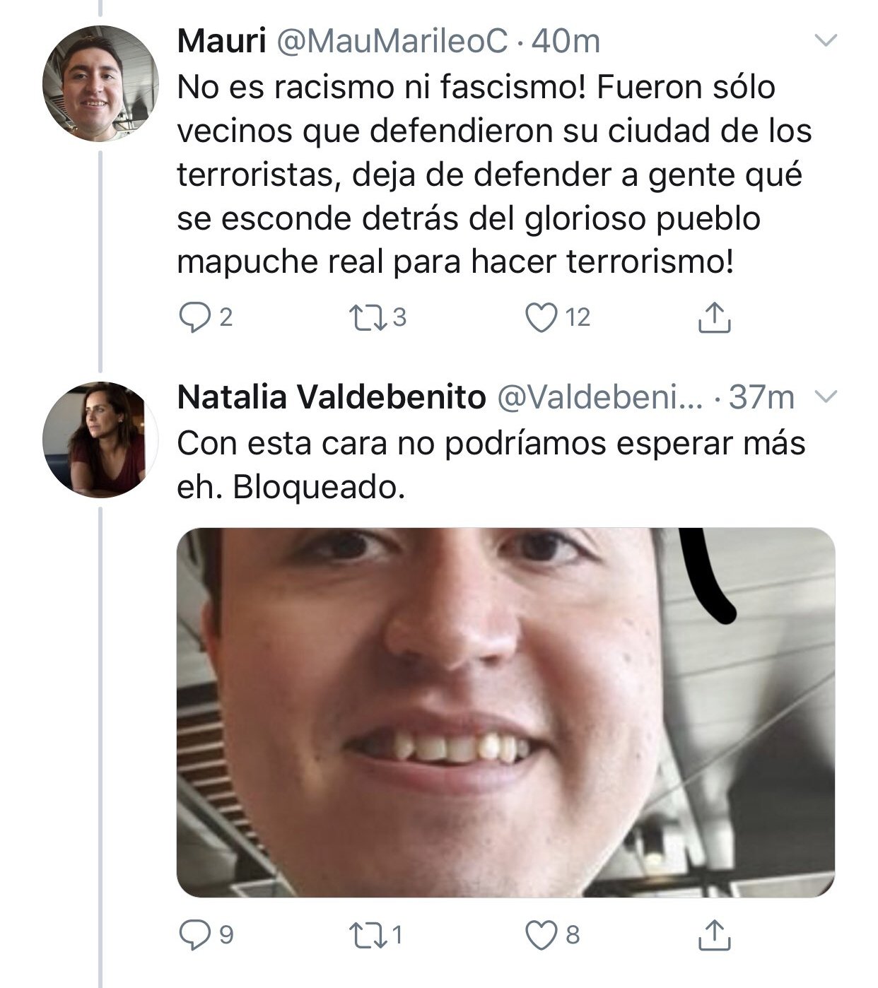 Natalia Valdebenito tweet polémico