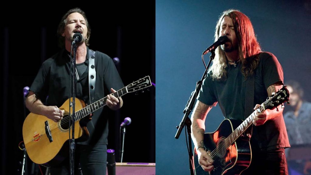 Eddie Vedder Foo Fighters Dave Grohl vacuna