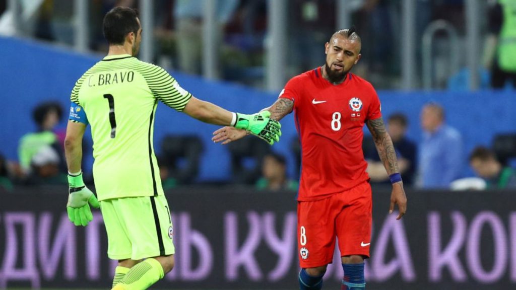 Claudio Bravo Arturo Vidal