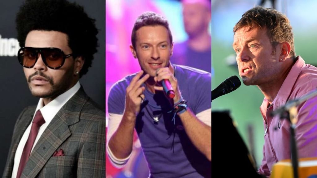 The Weeknd Coldplay Damon Albarn Industria Discográfica