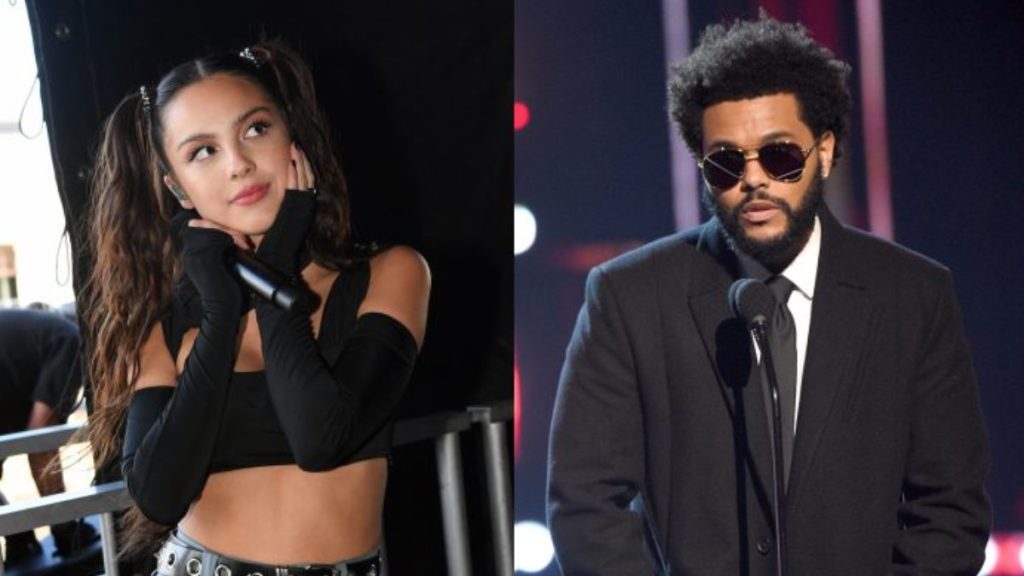 Olivia Rodrigo The Weeknd American Music Awards