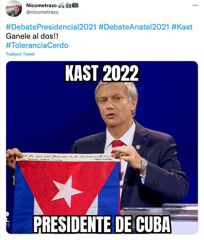 José Antonio Kast Cuba Meme