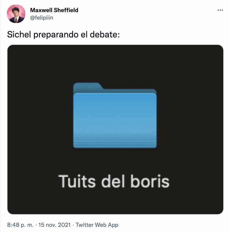 Sebastián Sichel Memes Debate Presidencial