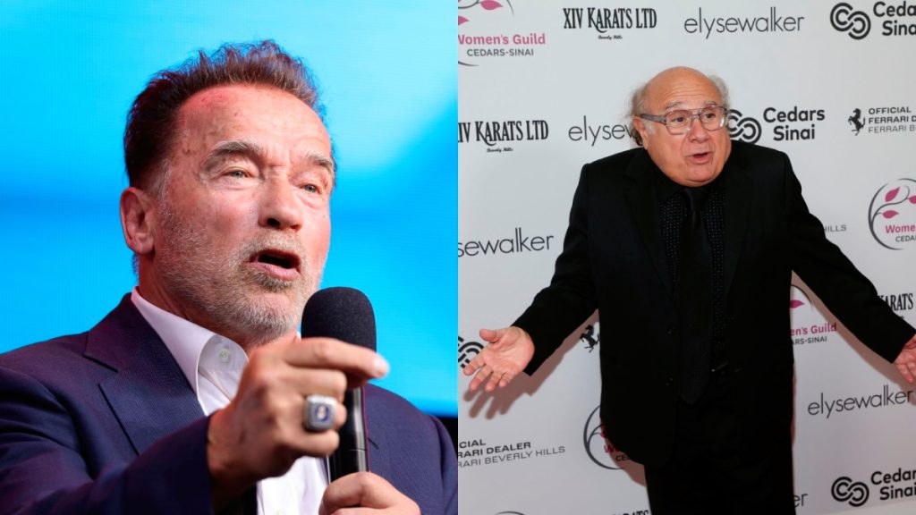 Schwarzenegger y Danny DeVito