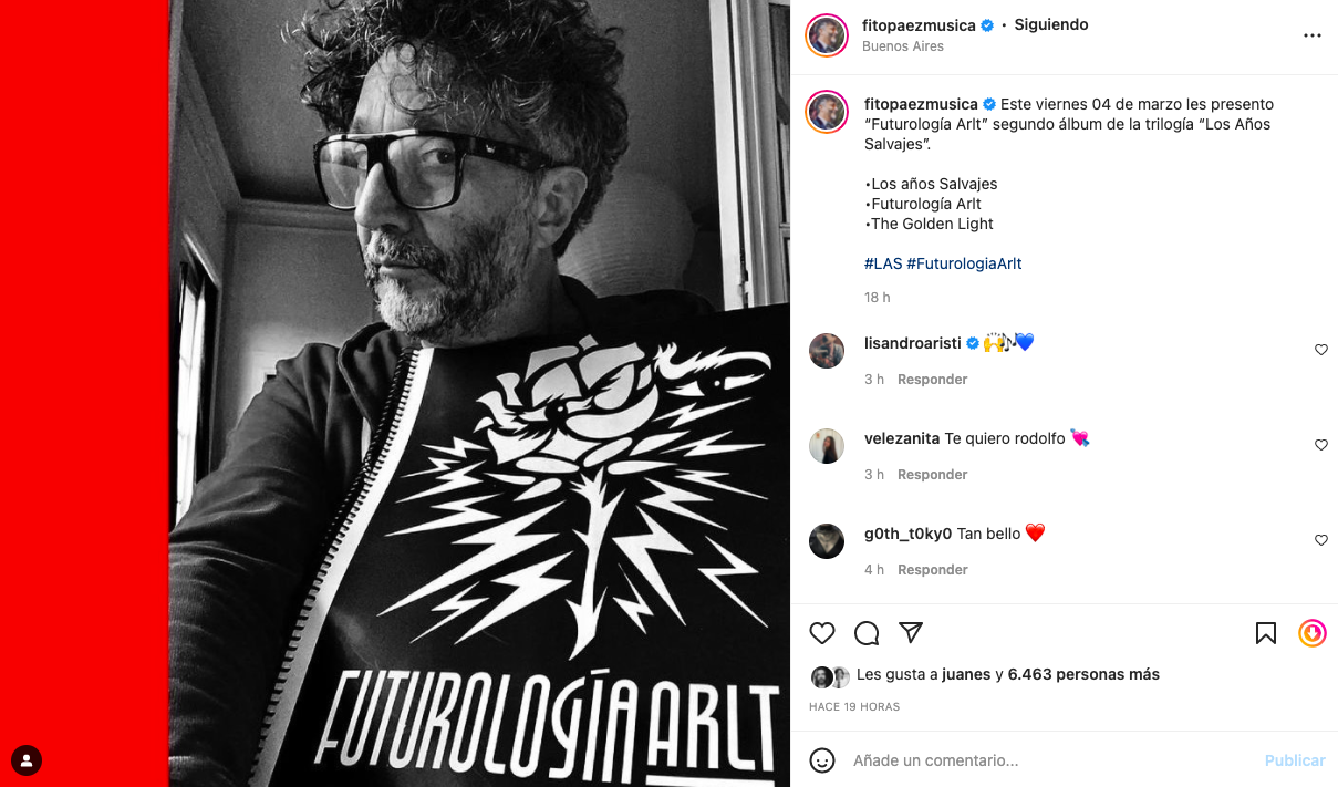 Fito Páez Instagram