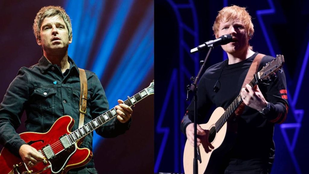 Noel Gallagher Ed Sheeran