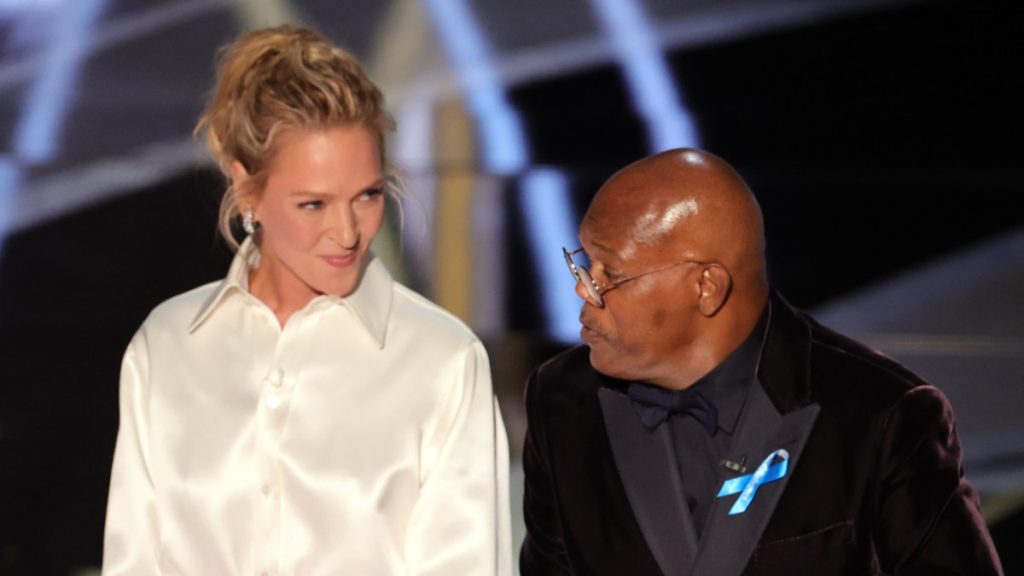 Uma Thurman Samuel L Jackson