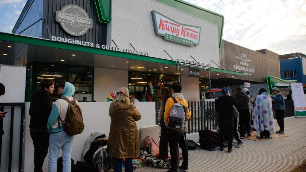 Fila De Krispy Kreme