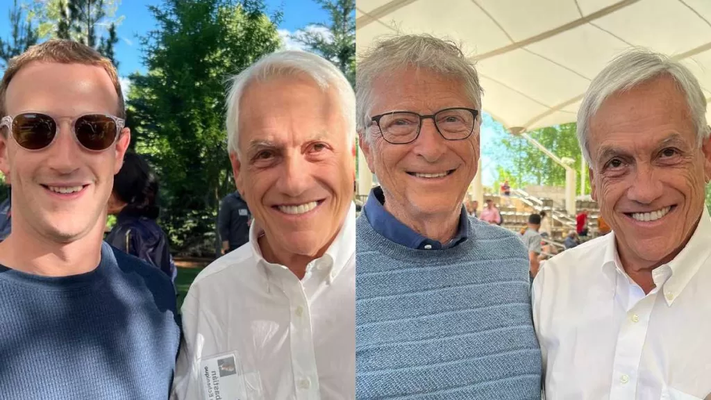 Sebastián Piñera Sun Valley Mark Zuckerberg Bill Gates