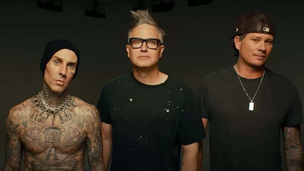 Blink 182 Mark Hoppus Travis Barker Tom Delonge