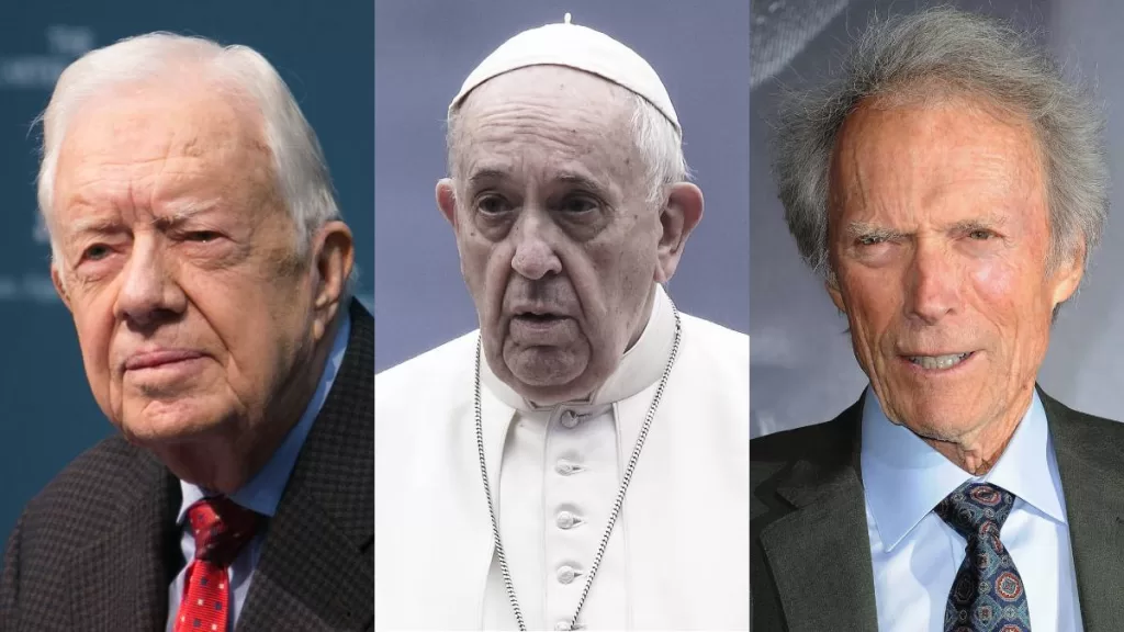 Jimmy Carter Papa Francisco Clint Eastwood