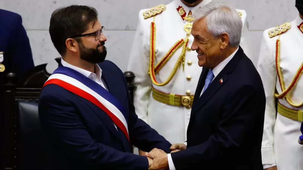 Gabriel Boric Sebsatián Piñera