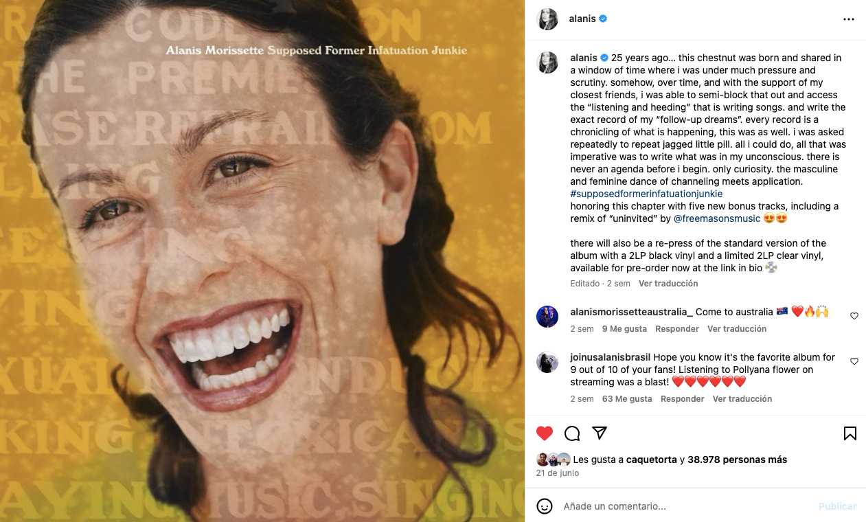 Alanis Morissette Instagram