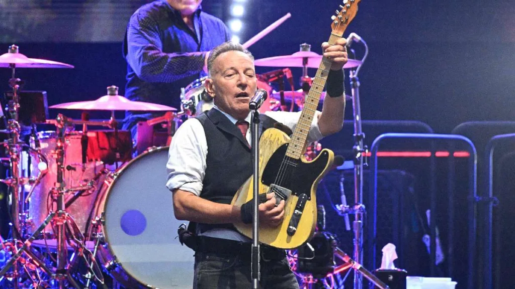 Bruce Springsteen Performs At Wembley Stadium