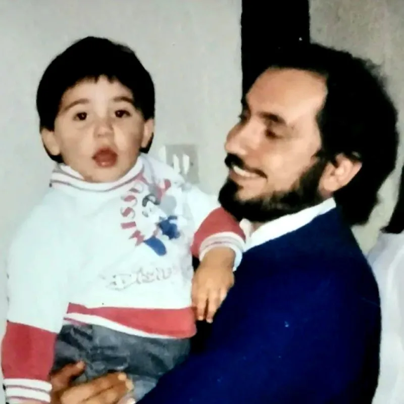 Nicolas Copano Y Su Padre