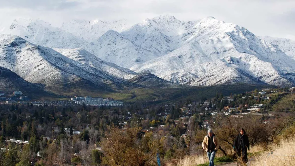 Lluvia Y Nieve En Santiago