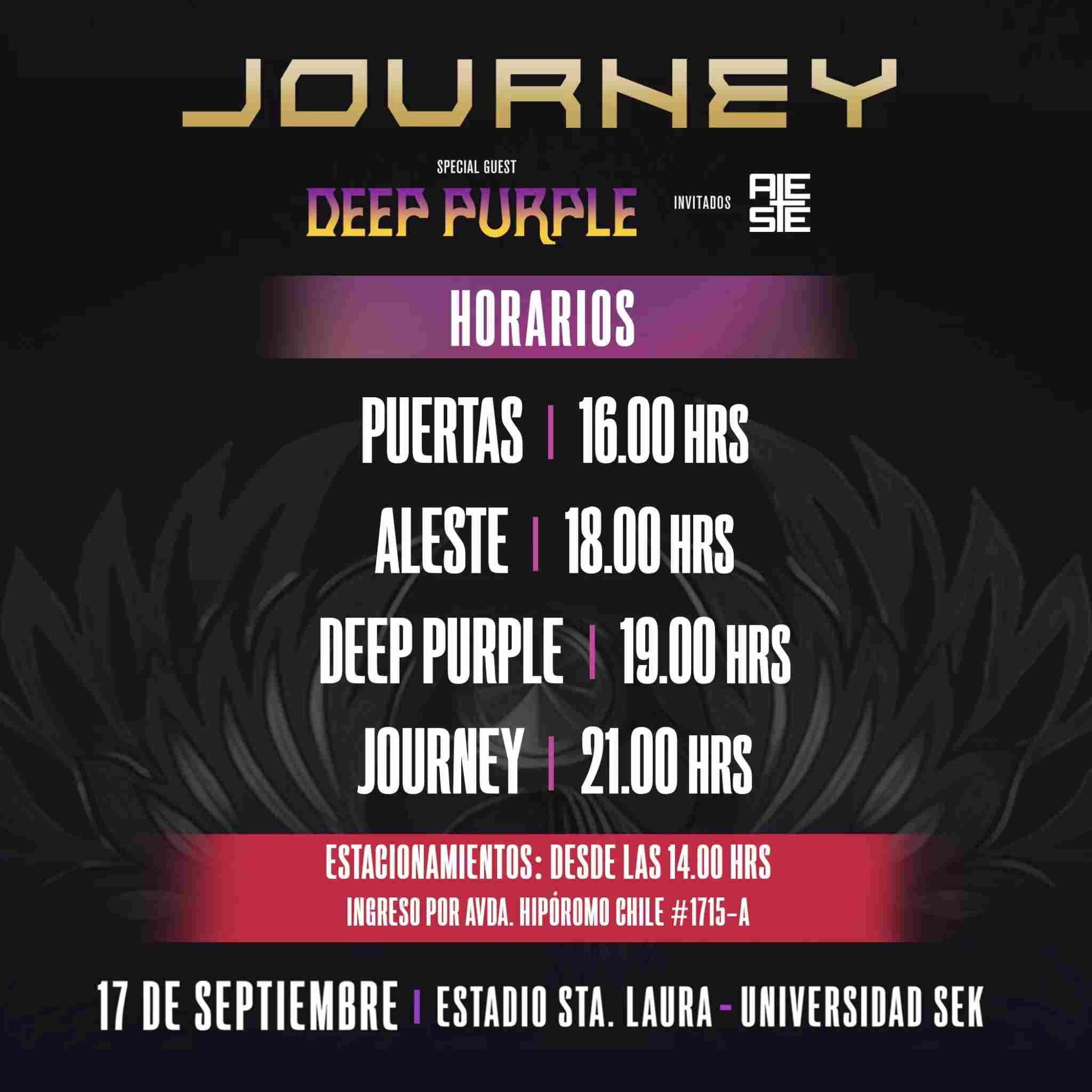 Journey Deep Purple Chile